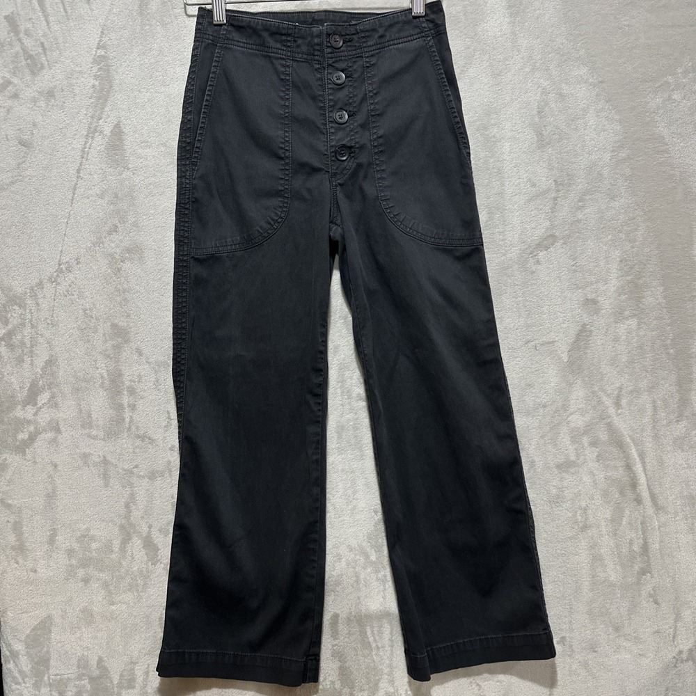 Adriano Goldschmied The Etta Workwear Pants Women's 26 Highโ Waist Wide Leg Crop